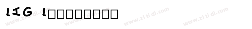 LIG Light字体转换
